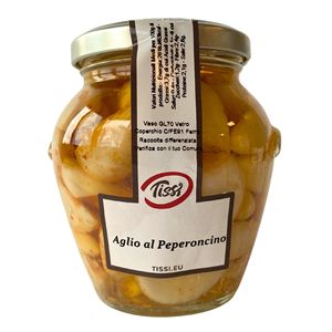 Tissi 314 ml X 6 Pezzi Aglio Sottaceto e Peperoncino Spezie Miste Condimenti Piccanti - Product Image 1