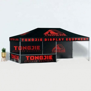 เต็นท์พับได้สำหรับงานแสดงสินค้า ขนาด 3x3 เมตร (10x10 ฟุต) แข็งแรง ทนทาน กันน้ำ ใช้ได้ทั้งในร่มและกลางแจ้ง เหมาะสำหรับชายหาด ตั้งแคมป์ และเดินป่า - Product Image 4