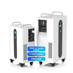 Station d'énergie solaire mobile HUP5.0-15 tout-en-un 5 kW avec système de stockage d'énergie domestique intégré 51,2 V 100 Ah 280 Ah 314 Ah alimenté par l'énergie solaire - Product Image 3
