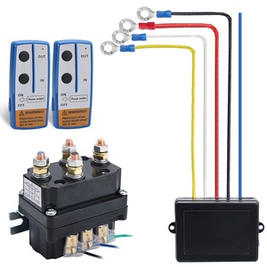 Bộ điều khiển từ xa tời không dây 2 chiếc Max. Rơle điện từ tời 150ft, 250A, rơle điện từ tời <span class=keywords><strong>12V</strong></span>, bộ tiếp điểm cho tời 2000-5000lbs ATV UTV - Product Image 1