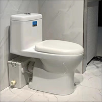 Pompe macéreuse automatique pour toilettes de sous-sol, unité de relevage des eaux usées 220V avec lames broyeuses et technologie à faible bruit