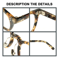 Montures de lunettes en acétate OEM, verres TAC, lunettes de lecture à usage quotidien, lunettes en acétate tendance