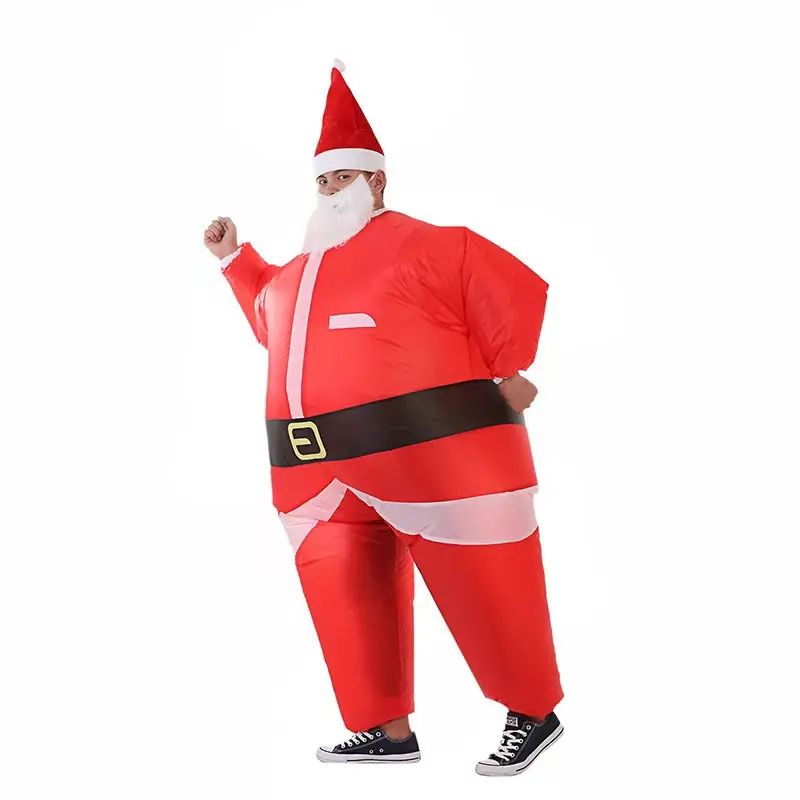 Most Selling Items Factory Inflatable Costume Christmas Santa Holiday Party Inflatable Costume
