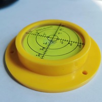 Niveau à bulle circulaire mini haute précision TEBAK avec apparence ultra-transparente, qualité industrielle