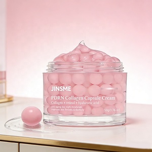 Crème en capsules PDRN Collagène Niacinamide 50ml Anti-âge Anti-rides Cernes Raffermissante Apaisante Réparatrice Barrière Cutanée Végane OEM - Product Image 5