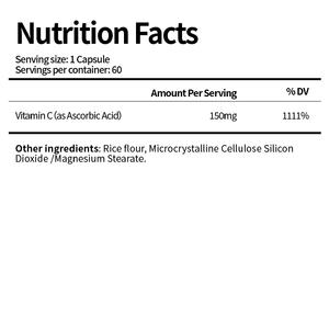 แคปซูลวิตามินซี<span class=keywords><strong>1000</strong></span>มก. ไม่มีกลูเตน/จีเอ็มโอ/ถั่วเหลืองช่วยเพิ่มภูมิคุ้มกัน60นับอายุการเก็บรักษา24เดือนสำหรับผู้ใหญ่ - Product Image 2