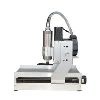 Mini machine-outil CNC DIY 3020 4 axes 800W pour découpe de métal et de bois, gravure de circuits imprimés, broche simple avec système de contrôle Mach3