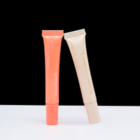 10ml 20ml Squeeze Tube Vide Doux Brillant À Lèvres Rouge À Lèvres Baume À Lèvres Rouleau Crème Pour Les Yeux Emballage Blanc Rose En Plastique PE Fabrique Tube