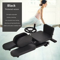 Machine d'étirement des jambes, équipement de gymnastique robuste pour étirements des jambes, machine d'étirement des jambes réglable pour la salle de sport