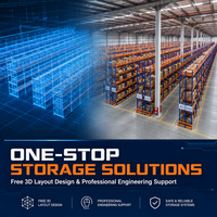 Système de rayonnage à poutres en acier robuste pour entrepôt industriel, capacité de 2000 kg par niveau, équipement de stockage, rayonnage à palettes sur mesure