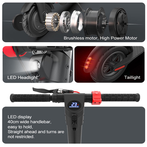 Xe <span class=keywords><strong>Scooter</strong></span> Điện HX X8 Cho Người Lớn, Pin Dung Lượng Lớn 10.4 AH, Có Thể Gấp Gọn, Hai Bánh, Có Tùy Chọn Pin 12.8AH - Product Image 5