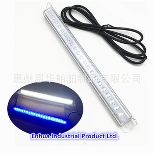 ไฟ LED ใต้น้ำ 21 LED อลูมิเนียม IP68 12W สำหรับเรือ สระว่ายน้ำ ตู้ปลา 12V 24VDC - Product Image 4