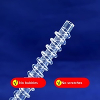 Tube de quartz pur à 99,99 %, résistant à la chaleur, en quartz fondu transparent, surface polie, pour équipement semi-conducteur et UV, personnalisable