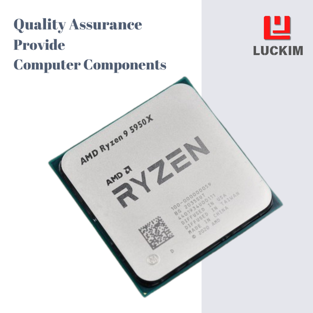 R9-5950X 16-Core 32-Thread Desktop CPU 3.4-4.9GHz 72MB Cache AM4 105W