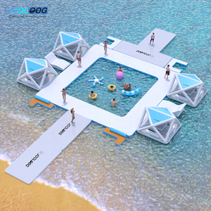 JOOLOOG <span class=keywords><strong>mare</strong></span> acqua di lusso grande gonfiabile galleggiante isola del partito per le attività di svago - Product Image 2