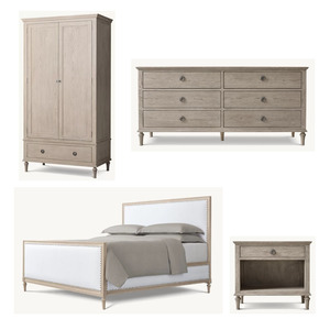 RH American-style Solid Wood Wardrobe rh furniture - Product Image 1