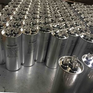 ตัวเก็บประจุแบบโพลีโพรพิลีน<span class=keywords><strong>450V</strong></span> แบบคู่ตัวเก็บประจุแบบฟิล์ม AC โทนสีเงิน <span class=keywords><strong>CBB65</strong></span> - Product Image 4