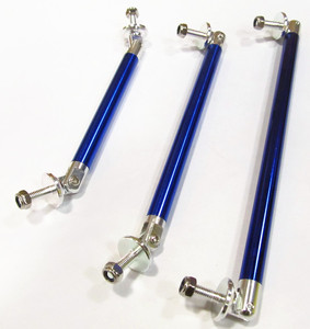 Universal Bracket Racing Front Bumper <strong>Lip</strong> Splitter Rod Strut Tie <strong>Bar</strong> Support 200mm/150mm/100mm/50mm 2PC 20CM Sport Aluminum XX - Product Image 6
