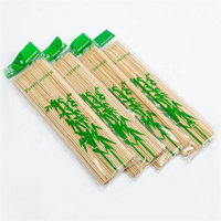 Bâton de brochettes en bois de bambou jetable, écologiques naturels bon marché pour Barbecue, 50 pièces