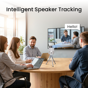 Toàn cảnh 360 độ °   Camera/Mic/Loa tất cả trong một, Hội nghị từ xa sống động, Kích thước bỏ túi 360 °   Máy ghi âm, góc nhìn cận cảnh củ<span class=keywords><strong>a</strong></span> người phát biểu - Product Image 4