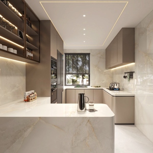 Lastra in <span class=keywords><strong>Pietra</strong></span> Sinterizzata Lucida di Lusso 1200*2700mm <span class=keywords><strong>per</strong></span> Pavimenti di Soggiorno, Lastra in <span class=keywords><strong>Pietra</strong></span> Sinterizzata Bianca - Product Image 6