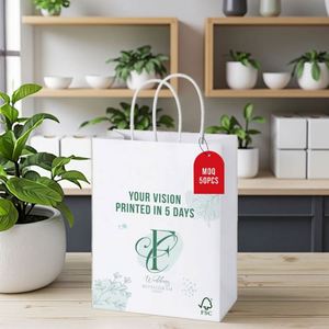 Wholesale Famous Brand Gift <b>Bags</b> Custom Kraft Paper Shopping <b>Bags</b> Logo Color Printing for <b>Crafts</b> - Product Image 1