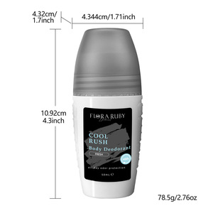 <span class=keywords><strong>Deodorante</strong></span> Antitraspirante Liquido in Gel Naturale Personalizzato Mini Roll-on Sbiancante per Ascelle Unisex per Donne Uomini OEM Ingrosso Trasparente - Product Image 6