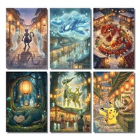 Cartes à collectionner personnalisées en gros, cadeaux, BD, Eif Baby, Fluffy Little World, planche d'art acrylique, boîte de boosters Pokémon, jeu de société