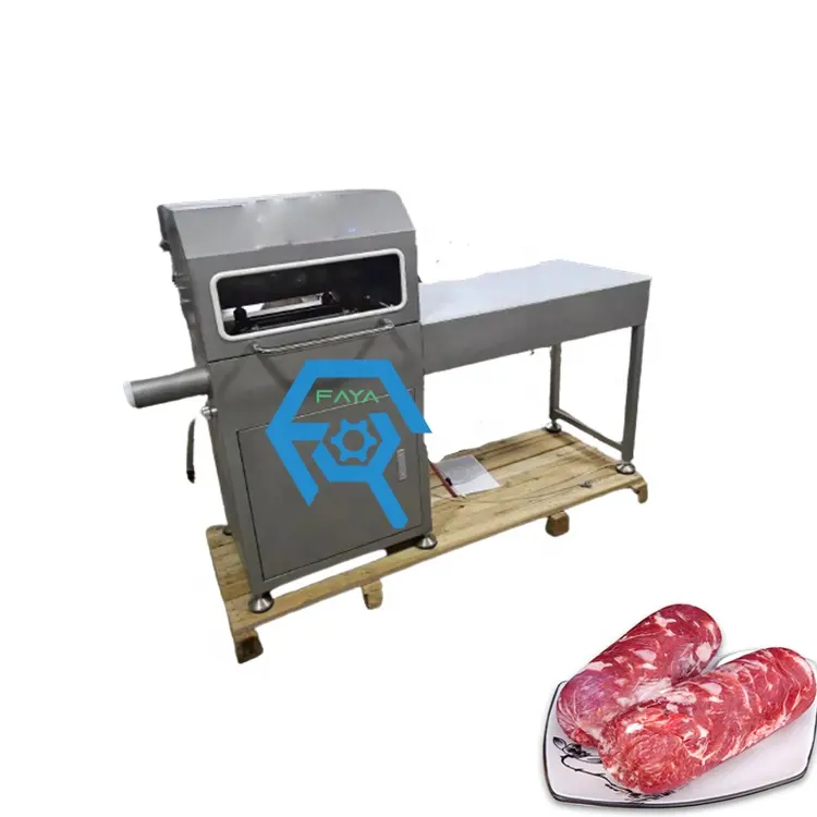 Máquina de llenado circular para rollo de carne, máquina de prensado para rollo de carne, búhos, cabras, embalaje de película