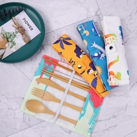 Vaisselle en bambou avec logo personnalisé pour enfant