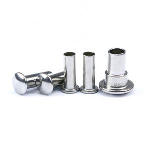 Rivets semi-tubulaires à tête ronde en acier inoxydable sur mesure, certifiés ISO, couleur personnalisée, marque Saitong - Product Image 2