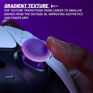 Manettes analogiques réglables en hauteur de couleur violette ThumbsGear V3, manettes ergonomiques interchangeables pour manettes PS5 et PS4 - Product Image 6