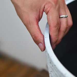 <span class=keywords><strong>Maceta</strong></span> de resina gruesa, piedra de cerámica de imitación simple nórdica grande, plantación de árboles en la <span class=keywords><strong>maceta</strong></span> del balcón de la sala de estar - Product Image 5