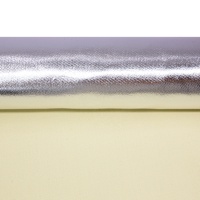 Tissu en aramide enduit de feuille d'aluminium, ignifuge, résistant aux flammes et aux températures, tissu en aramide aluminisé pour la sécurité incendie