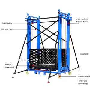 Piattaforma Elevabile Elettrica Pieghevole con Telecomando per Lavori di Decorazione Domestica e Costruzione - Product Image 5