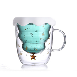 Manufacturer selling milk carton <span class=keywords><strong>box</strong></span> animal coffee borosilicate glass double <span class=keywords><strong>Christmas</strong></span> Cup - Product Image 1