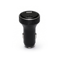 Cargador de Coche GPS de 65W con Rastreador Antipérdida, Voltímetro LED, Carga Rápida USB Tipo C, Encendedor de Cigarrillos para iOS y Android, 1 Año de Garantía