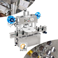 Machine de scellage automatique électrique en aluminium pour baril, pot, gobelet en plastique MTW
