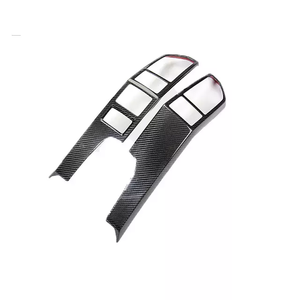 Panneau de tableau de bord en Fiber de carbone Console <span class=keywords><strong>centrale</strong></span> couvercle de ventilation pour Ford F-150 Pickup F150 Raptor Outlet Store - Product Image 5