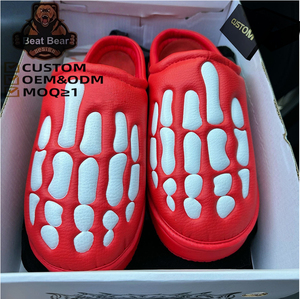 Pantuflas de <span class=keywords><strong>media</strong></span> suela con suela gruesa, transpirables, antideslizantes, cómodas, con logotipo personalizado, estilo esqueleto, populares - Product Image 1