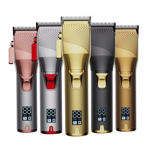 Factory Wholesale Professional Hair Clippers Set Barber Clipper USB Rechargeable Hair Salon Cordless Hair Clipper Kits for Men