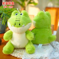 Boneka Buaya Kecil Bahan Kain Bergerigi Dengan Gantungan Untuk Mesin Cakar, Boneka Buaya Lucu Untuk Mesin Cakar Grosir