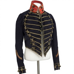 Chaqueta de Invierno Impermeable Estilo Uniforme Histórico Steampunk con Bordado y Botones Frontales - Product Image 1