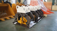 Compacteur hydraulique HUITONG Q355B pour excavatrices, de 1 à 80 tonnes, pour travaux de construction – Fournisseur direct usine