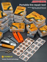 Kit d'outils de réparation de pneus de vélo OLIVER compatible pour vélos de montagne, de livraison et pliants - Portable et résistant à la pression pour le cyclisme