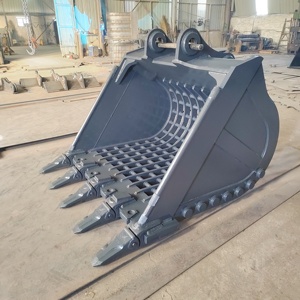 Grille <span class=keywords><strong>de</strong></span> tri <span class=keywords><strong>de</strong></span> roches pour seau, tamis squelette pour le recyclage des agrégats, l'exploitation minière et la carrière NM400 NM500 - Product Image 2