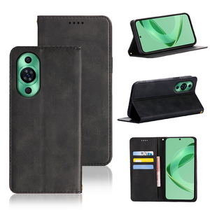 Étui de téléphone en cuir portefeuille pour <span class=keywords><strong>Huawei</strong></span> <span class=keywords><strong>Nova</strong></span> 11 60 60X NZONE Stand Couverture magnétique avec fente pour carte - Product Image 1