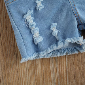 Conjunto de Dos Piezas de Verano al por Mayor, Top Corto de Mezclilla para Niñas - Product Image 6