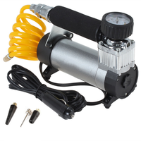 12V Heavy Duty Metal Double Cylinder Fast Inflate CE Certified Car Tire Inflator Air Compressor with Pointer Pressure Gauge