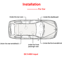 Rastreador GPS 4G de Alta Precisión en Tiempo Real para Vehículos/Automóviles/Camiones/Contenedores/Remolques/Fleets, Dispositivo de Rastreo GPS con Cable de CC 9-90V